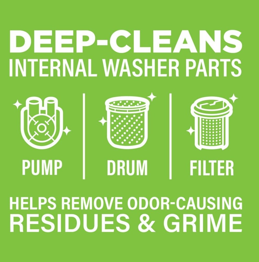 Affresh Washing Machine Cleaner, For Whirlpool, Maytag & Amana, – 6 Tablets