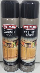 Lot Of 2 Cans Weiman Wood Panel & Cabinet Polish 12 oz – Cleans/Conditions