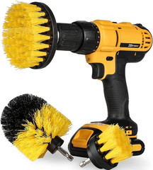 [3 Pack] Auto Detailing Drill Brush Set, Wheel Cleaner Brush, Car Cleaner Wash B