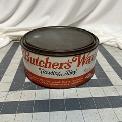 Butcher’s Wax, Original Two Pound Can, Pre-Owned, Floor Wax, Used Paste Wax