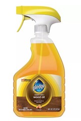 Pledge Expert Care Wood Oil, Moisturizes & Revives, Orange Scent, 16 Fl. Oz.