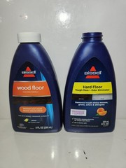 2 Bissell Wood/hard Floor Cleaning Formula 8oz for Bissell Crosswave &spin Wave