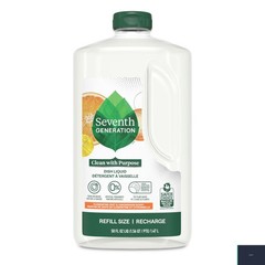 Dishwashing Liquid Soap Refill Clementine Lemongrass 50 Fl Oz Bottle