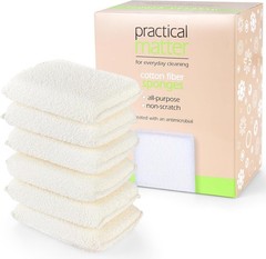 Practical Matter Kitchen Sponge, Organic Cotton Fiber All-Purpose Dish Sponges