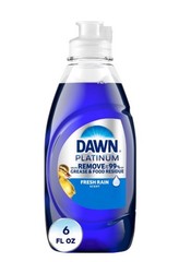 5 PK – Dawn Platinum Dishwashing Liquid /Fresh Rain 💧Scent 6 oz.