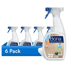 6 PACK – Bona Hardwood Floor Cleaning Solution Spray, Unscented, 22 fl oz