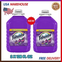 Fabuloso 2X Concentrated Lavender Multi-Purpose Cleaner 128 oz 2 Pack