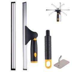 Swivel Shower Squeegee for Glass Doors, All-Purpose Anti-Slip Window Squeegee…