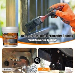 70 oz 2-in-1 Rust Converter & Metal Primer – Stops Rust, Paint Over Rusted Metal