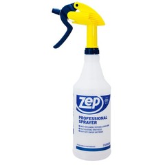 (6 Pack) Zep Professional Plastic Spray Bottle 32 oz Adjustable Nozzle Sprayer