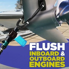 Salt Remover Flush Kit with High-Pressure Hose- Salt Gone Applicator for Boat