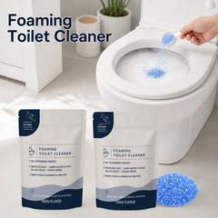 100g Foaming Toilet Bowl Cleaning Powder Fresh Scent Fast Dissolving