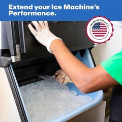 Sylvan Ice Machine Cleaner and Descaler | 32 Oz (8 Uses) | Free Cloth