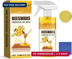 2026 Wood Polishing Beeswax Spray Upgrade Natural Furniture Waterproof Polish an