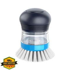 MR.SIGA Soap Dispensing Brush Navy