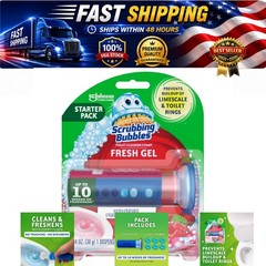 Scrubbing Bubbles Toilet Cleaning Gel Stamps Berry Burst 6 Count
