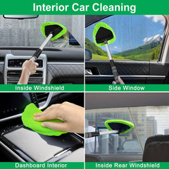 XINDELL Windshield Cleaner Tool – Car Interior Window Cleaning Kit