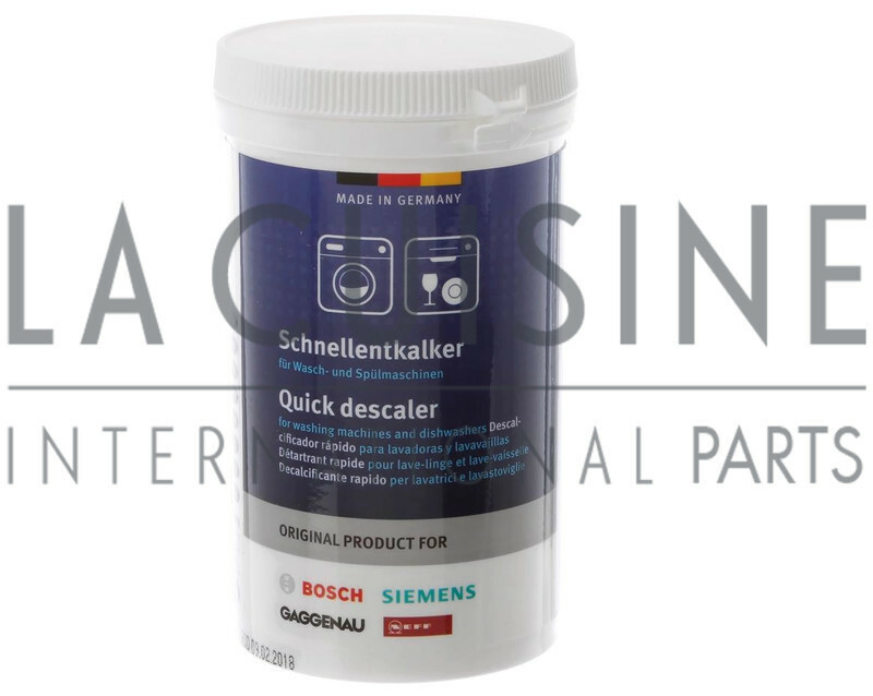 Bosch 00311918 Quick Descaler Powder for Washing Machines and Dishwashers
