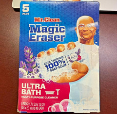 Mr. Clean Magic Eraser Sponge Bathroom Cleaner Shower Cleaner Tub Cleaner