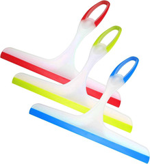 Shower Squeegee for Glass Doors, 3pcs Bathroom Squeegee for Shower Cleaner Squee