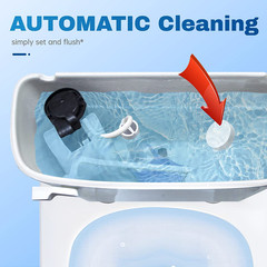 Vacplus Toilet Bowl Cleaner Tablets 12 PACK, Automatic Toilet Bowl Cleaners with