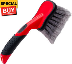 Car Wash Brush, Wheel and Fender Brush, Short Handle Tire Cleaner for Car Detail
