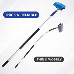 20 FT Exterior House Cleaning Brush Set with 5-12 Foot Telescoping Extension …