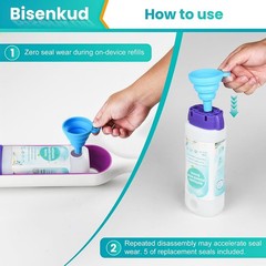 Leak-Resistant Refillable Bottle for Swiffer Power Mop, 720mL