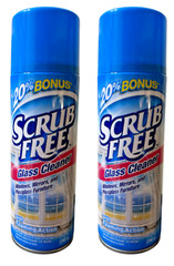 Scrub Free All Purpose Glass Cleaner with Foaming Action Pack of 2