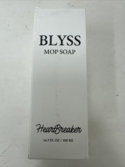 Blyss Mop Soap Heartbreaker 16.9 Fluid Oz Genuine Vanilla, Amber and Floral New