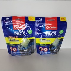 2- O Cedar Hard Floor Deep Cleaning Pacs Crisp Citrus 10 Count Each