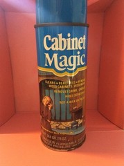 Vintage Cabinet Magic Spray Cleaner 13oz Grease Grime Dust Clean Shine 80% Full
