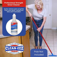 Clean-Eez Grout Cleaner 2 Pack with Stand-Up Brush Attachment – Stain Remover He