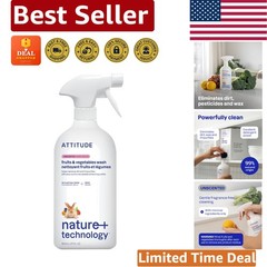 Eco-Friendly Produce Cleaner – ATTITUDE Fruit & Vegetable Wash 27.1 Fl Oz