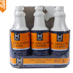 Member’s Mark Commercial Oven Grill and Fryer Surface Cleaner, 32 Oz – 3 Pack