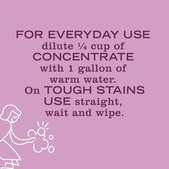 MRS. MEYER’S Clean Day Multi-Surface Cleaner Concentrate, Peony, 32 Oz Pack of 2