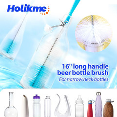 Bottle Brush Tube Cleaning Lab Set with Long Handle, Cup Cleaner for Washing Nar