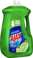 Ajax Ultra Liquid Dish Soap Vinegar and Lime Scent, Sparkling Clean Dishes, 90 f