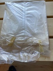 Vintage Plastic Sandwich Bags in Original Packaging Advertising Opened