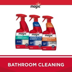 Shower Glass and Mirror Cleaner Spray Bundle, Fog & Streak Free, Removes Soap…