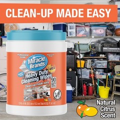 Gentle 90 Count Coconut Cleaning Wipes for Deep Cleaning Kitchens & Bathrooms