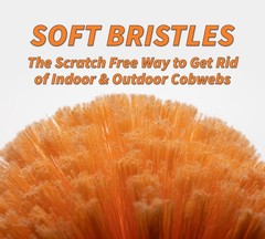 Big & Puffy Cobweb Duster for Efficient Indoor/Outdoor Cleaning – Washable Tool