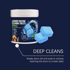 Washing Machine Cleaning Tablets Drum Laundry Sink Remove Dirt Eliminate Odors R
