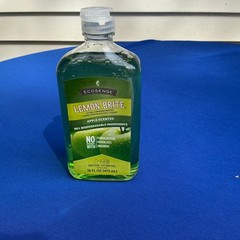 EcoSense Dishwashing Liquid Lemon Brite 16oz Green Apple Scented Concentrated