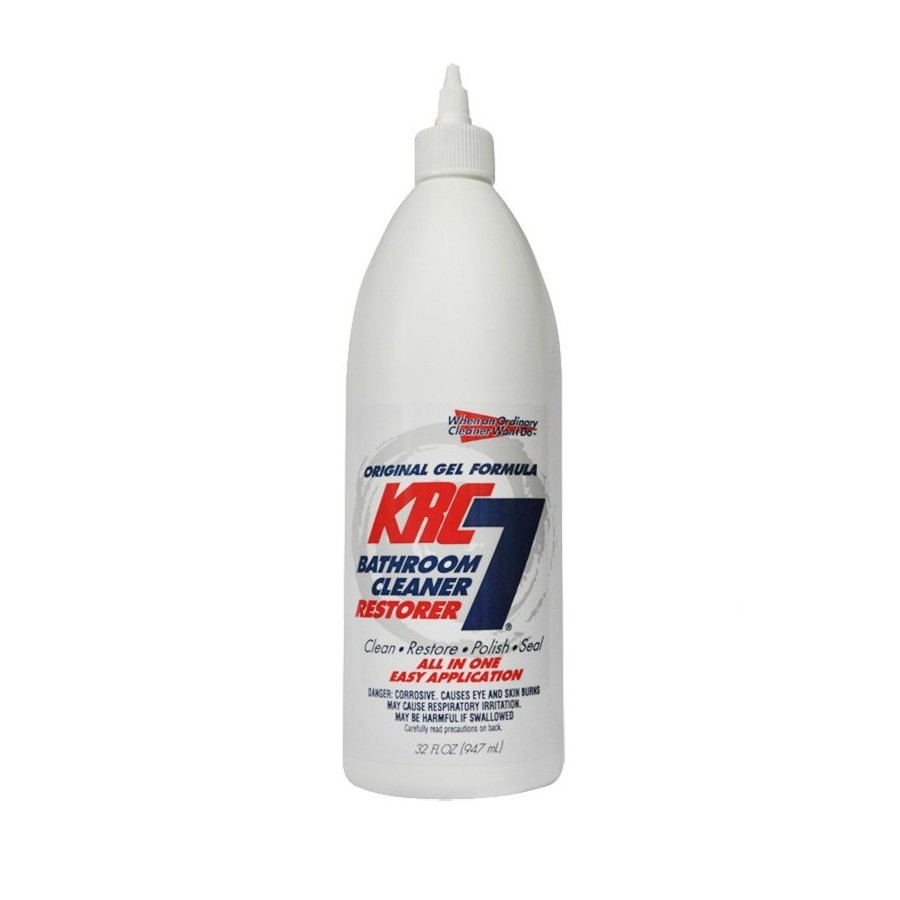 Original Gel Formula Bathroom Cleaner Restorer by KRC-7 (32 Oz. / Gallon)