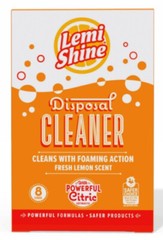 Lemi Shine Disposal Sink Cleaner W/ Natural Citric Extract, Fresh Lemon, 8 Pack
