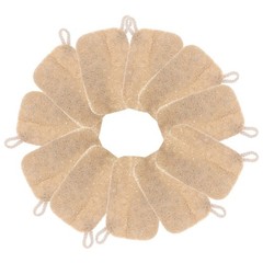 30 Pcs Handmade Loofah Sponge Dish Scrubber Natural Luffa Scouring Pads Kitchen