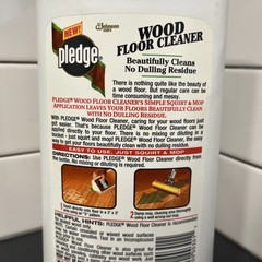 Vintage Pledge Wood Floor Cleaner SC Johnson 1996 Original Old Formula 32oz 80%