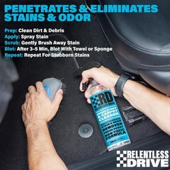 Car Upholstery & Carpet Cleaner – Professional Interior Seat Cleaner for Fabr…