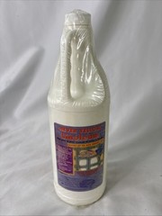 Vtg Never Yellow Linoleum Floor Was Finish 32 Fl Oz Quart Jug NOS Discontinued